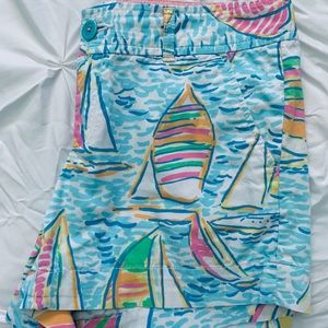 Lilly Pulitzer Sail Boat/You Gotta Regatta Shorts